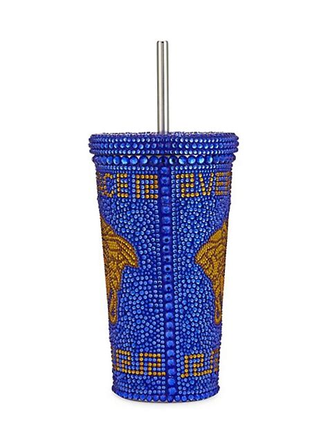 Shop Versace Medusa Studs Travel Mug .